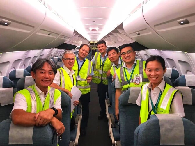 Co-workers in CX Engineering Line maintenance team